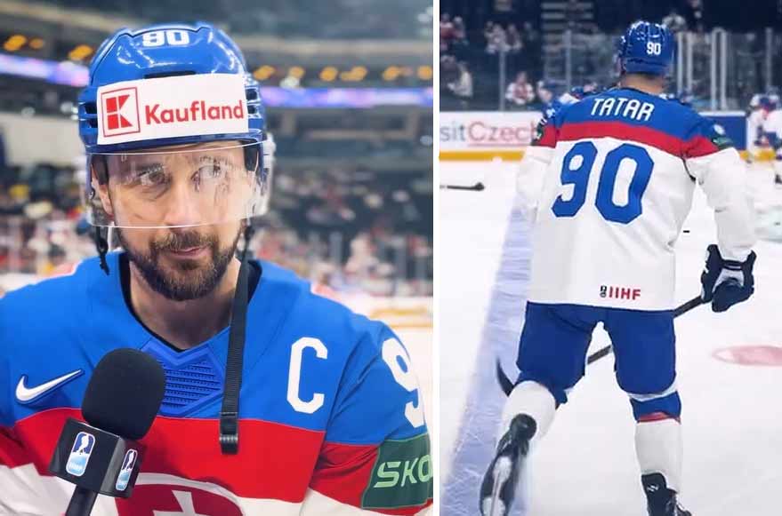 Tomáš Tatar v drese Slovenska